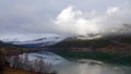 Vagavatnet lake near Garmo in Norway in autumn