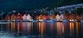 Vagen harbour in Bergen, Norway Royalty Free Stock Photo
