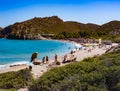 Sunny Day on Vai Beach, Crete Royalty Free Stock Photo