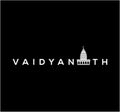 Vaidyanath typography with the Vaidyanath temple icon. lord Shiva Vaidyanath temple