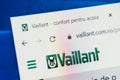 Vaillant Web Site. Selective focus. Royalty Free Stock Photo