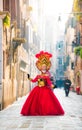 The Carnival of Venice, Italy in 2020, Red Queen