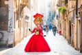The Carnival of Venice, Italy in 2020, Red Queen