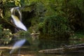 Vaioaga waterfall in the Nera National Park, Romania Royalty Free Stock Photo