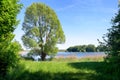 Vaires-sur-Marne lake in the Marne valley