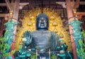 Vairocana buddha in Daibutsu-den Todai-ji temple, Nara, Japan Royalty Free Stock Photo