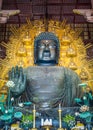 Vairocana buddha in Daibutsu-den Todai-ji temple, Nara, Japan Royalty Free Stock Photo