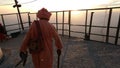 Sadhu at Vaishno devi temple Royalty Free Stock Photo