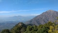 Mountains view at Vaishno devi temple Royalty Free Stock Photo