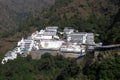 Vaishno devi temple ariel view Royalty Free Stock Photo