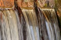 Vaives mill dam Royalty Free Stock Photo