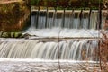 Vaives mill dam Royalty Free Stock Photo