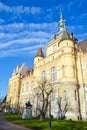 Picturesque Vajdahunyad Castle Budapest city Hungary Royalty Free Stock Photo