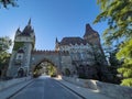 Vajdahunyad Castle in the City Park of Budapest