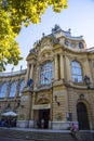 Vajdahunyad Castle is in the City Park of Budapest, Hungary. It was built in 1896 celebrated the 1,000 years of the founding of Hu