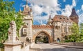 Vajdahunyad Castle entrance gates