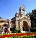 Vajdahunyad Castle (Hungarian-Vajdahunyad vara) during the Eger wine festival