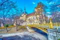 Vajdahunyad Castle is one of the most notable landmarks of Budapest, Hungary Royalty Free Stock Photo