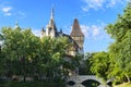 Vajdahunyad castle in Varosliget park. Budapest. Royalty Free Stock Photo