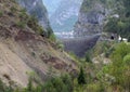 Vajont dam seen from the monte toc landslide 1