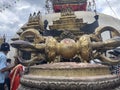 The Vajra (thunderbolt) at swambhunath Stupa