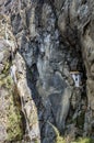 Monastery cave where a monk named Khado Yeshi Tsogyal practised Ã¢â¬ËVajrakilayaÃ¢â¬â¢, Tiger`s Nest, Taktshang monastery, Bhutan