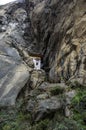 Monastery cave where a monk named Khado Yeshi Tsogyal practised Ã¢â¬ËVajrakilayaÃ¢â¬â¢, Tiger`s Nest, Taktshang monastery, Bhutan