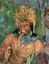 Vajrapani Frescoes at Ajanta rock cut Buddhist caves