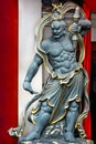 Vajrayana Guardian Outside Buddha Tooth Relic Temple and Museum, Singapore. Royalty Free Stock Photo