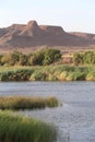 Orange river, border between namibia and south africa