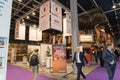 Vakantiebeurs travel fair netherlands stand big hanging ceiling Royalty Free Stock Photo