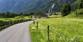 Val Bregaglia Switzerland with cascades