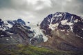 Val Cedec IT,  Glacier of Monte Cevedale, Stelvio National Park Royalty Free Stock Photo