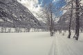 Val di Mello - Valmasino IT - Winter Royalty Free Stock Photo