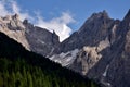 Anderter Alpe under Forcella Undici Royalty Free Stock Photo