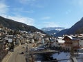 Selva val Gardena- town in South tyrol Alps, Italy Royalty Free Stock Photo