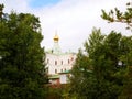 Valaam Island on Lake Ladoga. Valaam Monastery on the island of Valaam Royalty Free Stock Photo