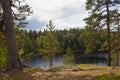 Valaam. View from the mountain Eleon