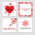 valantine day poster design Royalty Free Stock Photo