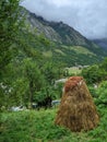 Valbona Valley at the Accursed Mountains, Albanian Alps in Northern Albania Royalty Free Stock Photo