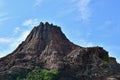 Valcano with blue sky Royalty Free Stock Photo