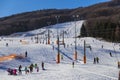 Valcianska Valley snowland. Tatras mountains. Slovakia.