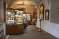 Valdai Iversky Bogoroditsky Holy Lake Monastery. Interior of Iversky Cathedral Royalty Free Stock Photo