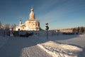 Valdai Iversky Svyatoozersky Bogoroditsky monastery in Russia Royalty Free Stock Photo