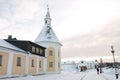 Valdai Iversky Svyatoozersky Bogoroditsky monastery in Russia Royalty Free Stock Photo