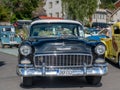 Classic car show in Valdemarsvik, Sweden Royalty Free Stock Photo