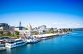 Valdivia view from the river Royalty Free Stock Photo