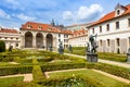 Valdstejn Wallenstein Garden and palace, Lesser Town UNESCO, Prague, Czech republic, Europe Royalty Free Stock Photo