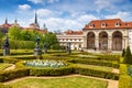 Valdstejn Wallenstein Garden and palace, Lesser Town UNESCO, Prague, Czech republic, Europe Royalty Free Stock Photo