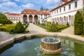 Valdstejn Wallenstein Garden and palace, Lesser Town UNESCO, Prague,  Czech republic, Europe Royalty Free Stock Photo